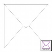 Enveloppen 16 X 16 cm wit vellum met motief 10 stuks - Klik op de afbeelding om het venster te sluiten