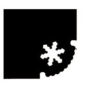 21624/927 dubbelhoek klein sneeuwvlok