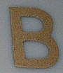 Paper Shape letter B