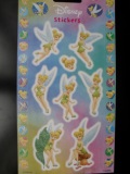 fra0868 Disney Tinkerbell Glitter sticker klein / groot