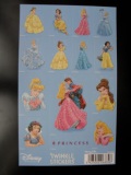 fra880 Disney Princess glitter stickers 13 stuks