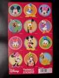 Disney fra883 Mickey Mouse Glitter stickers 12 stuks - Klik op de afbeelding om het venster te sluiten