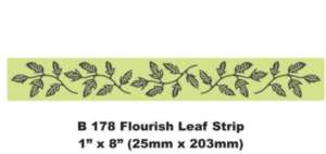 CL Doilymal B 178 Flourish Leaf Strip
