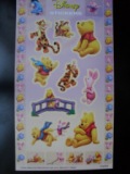 fra0291 Winnie the Pooh Glitter stickers klein / groot