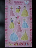 fra0452 Disney Princess Glitter stickers klein / groot