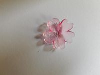 Kralenboom kunststof bloem 03 roze 2.3 cm zakje inhoud 10 stuks