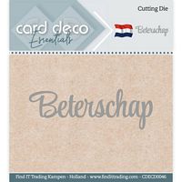 Card Deco Essentials CDECD0046 Snijmal Beterschap