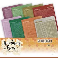 Creative Hobbydots boekje 15 Humming Bees Sticker set