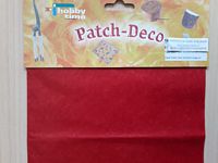Hobbytime Patch-Deco papier 61300249 Uni rood