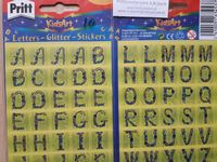 Pritt KidsArt glitterstickers 10 Letters ABC OP=OP