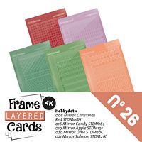 Frame layered Cards boek LC4K10026 stickerset