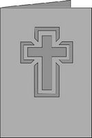 rk 257/21 Z Latijns-kruis opdruk
