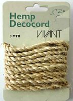 Hemp Decocord 5 mm X 3 meter naturel