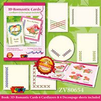 ZV 80654 3D Romantic Cards