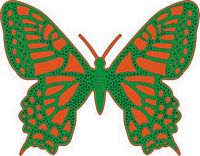 CL Doilymal DL 119 Exotic Butterfly Xtra Large