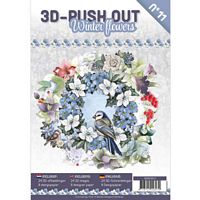 3D Push out Book 11 Winter Flowers