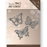 Die Jeanine's Art Butterflies and Flowers JAD 10024