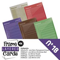 Frame layered Cards boek LC4K10018 stickerset