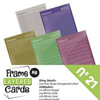 Frame layered Cards boek LCA610021 stickerset