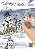 Yvonne Creations Colorbook Playful Winter